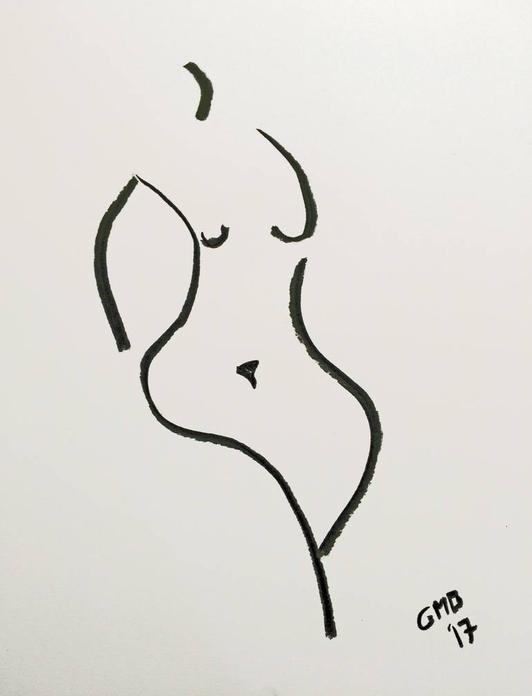 Study of a Posing Nude #2 - Print