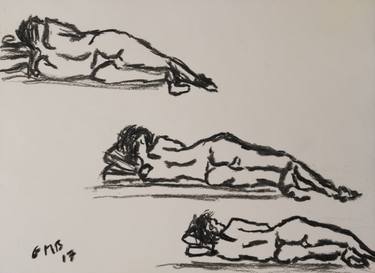 Original Nude Drawings by Greg Mason Burns