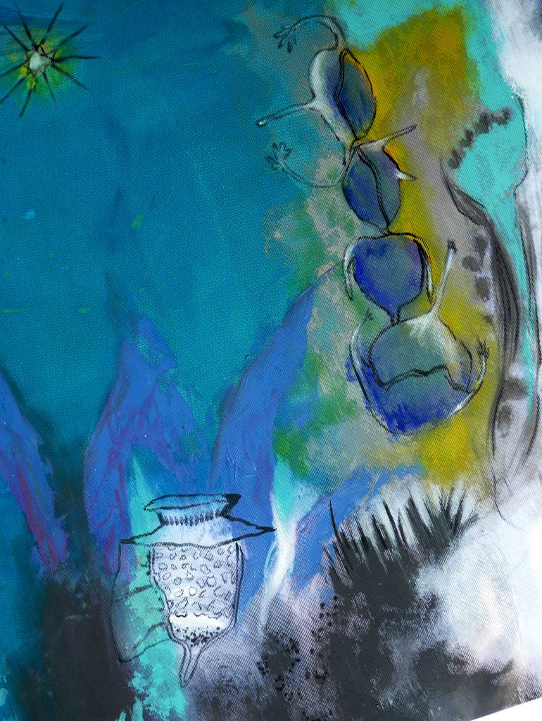 Original Abstract Expressionism Seascape Painting by Veronique Egloff