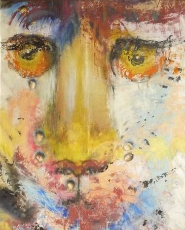 Original Abstract Expressionism Animal Paintings by Veronique Egloff