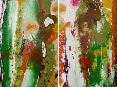 Original Abstract Expressionism Nature Paintings by Veronique Egloff