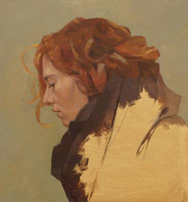 Original Figurative Portrait Paintings by Manuel Rodrigues Almeida