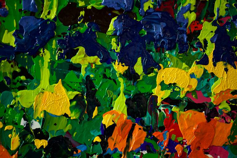 Original Abstract Expressionism Abstract Painting by Pia Andersen