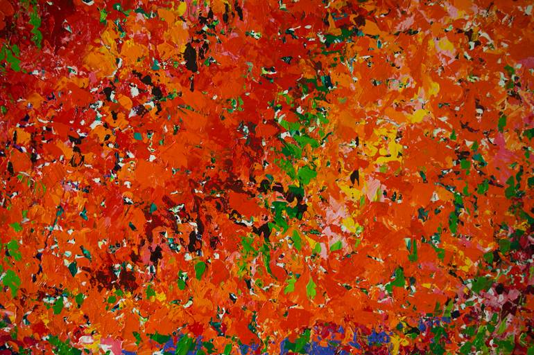 Original Abstract Expressionism Abstract Painting by Pia Andersen