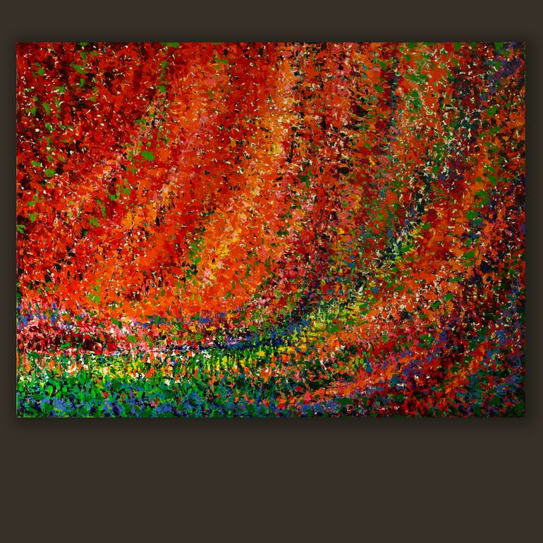 Original Abstract Expressionism Abstract Painting by Pia Andersen