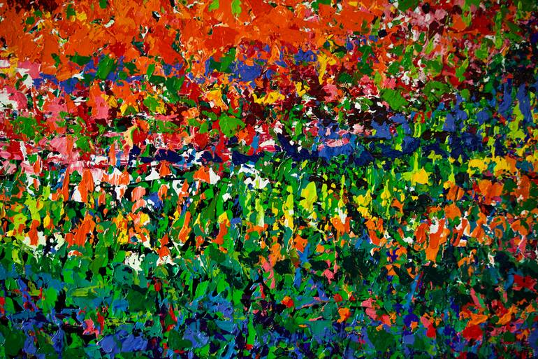 Original Abstract Expressionism Abstract Painting by Pia Andersen