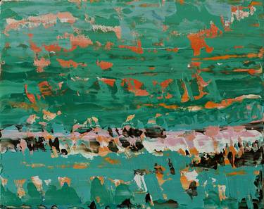 Original Abstract Expressionism Landscape Paintings by Pia Andersen