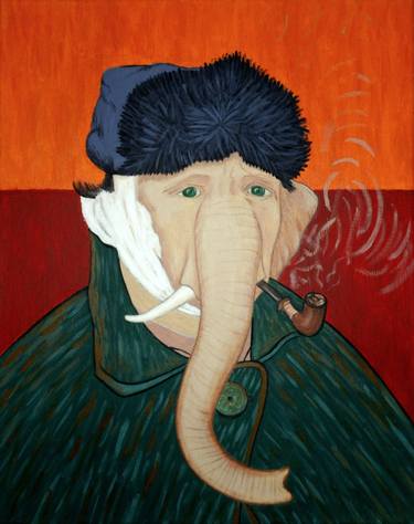 Elephant Van Gogh thumb
