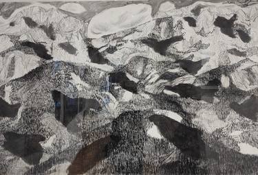 Original Landscape Drawing by Svetlana Markovic Jovanovic