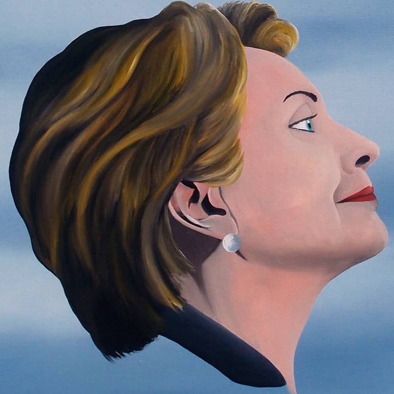 Original Surrealism Politics Painting by Trevisan Carlo