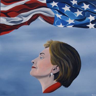 Original Pop Art Politics Paintings by Trevisan Carlo