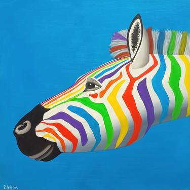 Original Surrealism Animal Paintings by Trevisan Carlo