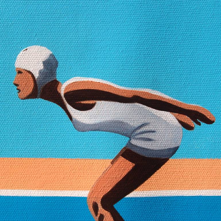 Original Sport Painting by Trevisan Carlo
