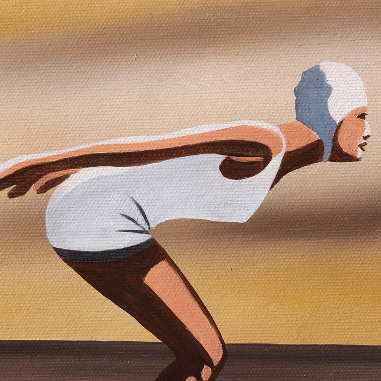 Original Sport Painting by Trevisan Carlo