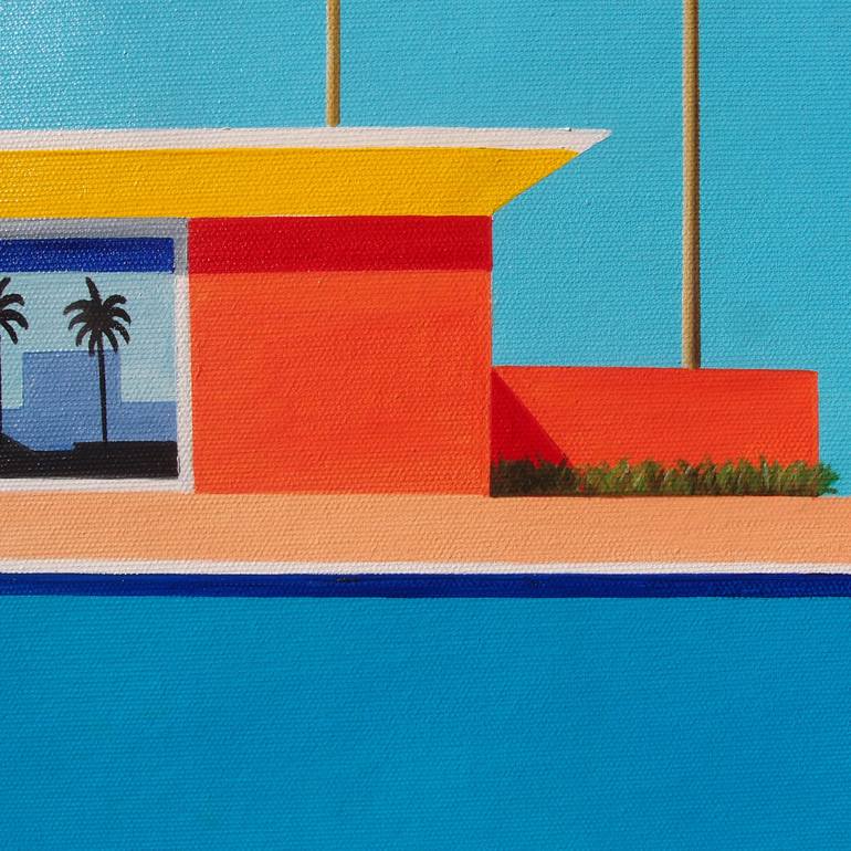 Original Pop Art Architecture Painting by Trevisan Carlo