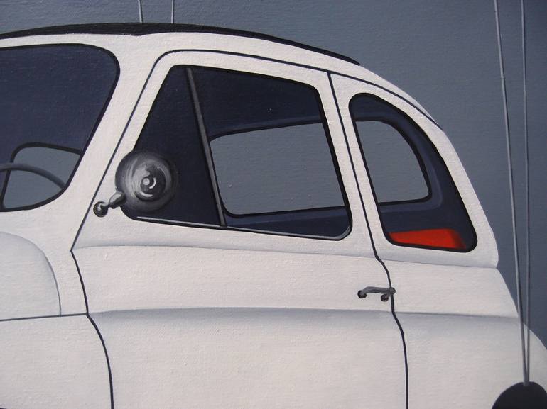 Original Car Painting by Trevisan Carlo