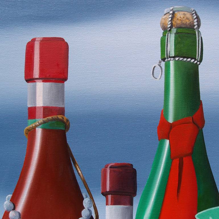 Original Surrealism Food & Drink Painting by Trevisan Carlo