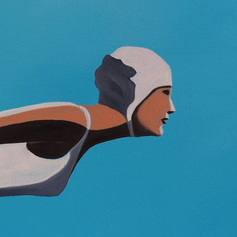 Original Sports Painting by Trevisan Carlo