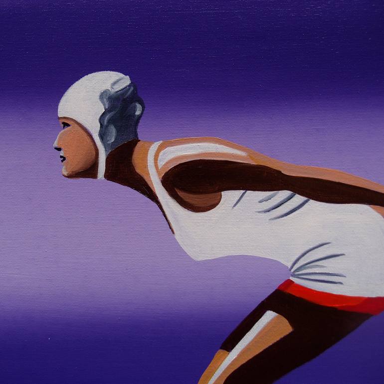 Original Pop Art Sports Painting by Trevisan Carlo