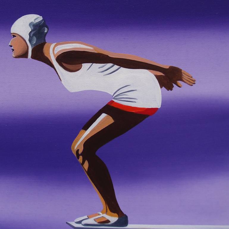 Original Sports Painting by Trevisan Carlo