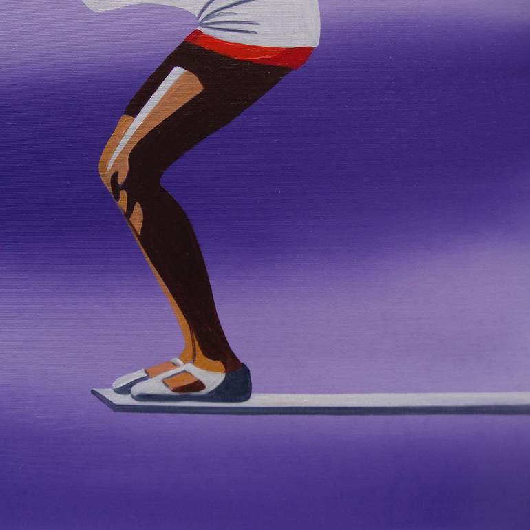 Original Pop Art Sports Painting by Trevisan Carlo
