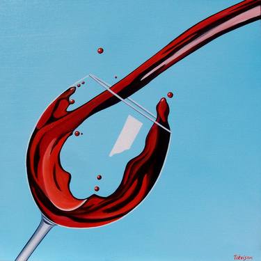 Original Surrealism Food & Drink Paintings by Trevisan Carlo