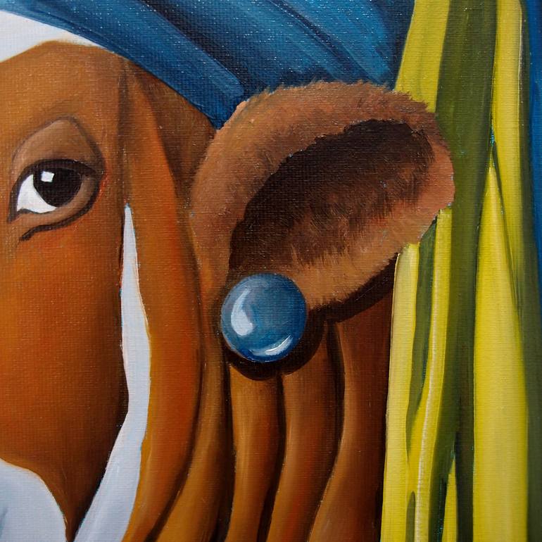 Original Surrealism Animal Painting by Trevisan Carlo