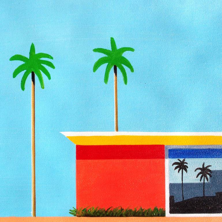 Original Pop Art Architecture Painting by Trevisan Carlo