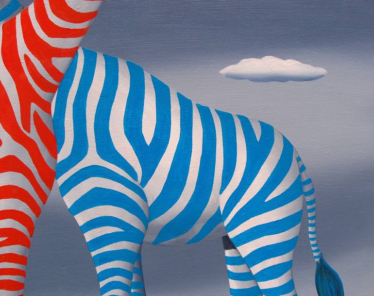 Original Surrealism Animal Painting by Trevisan Carlo