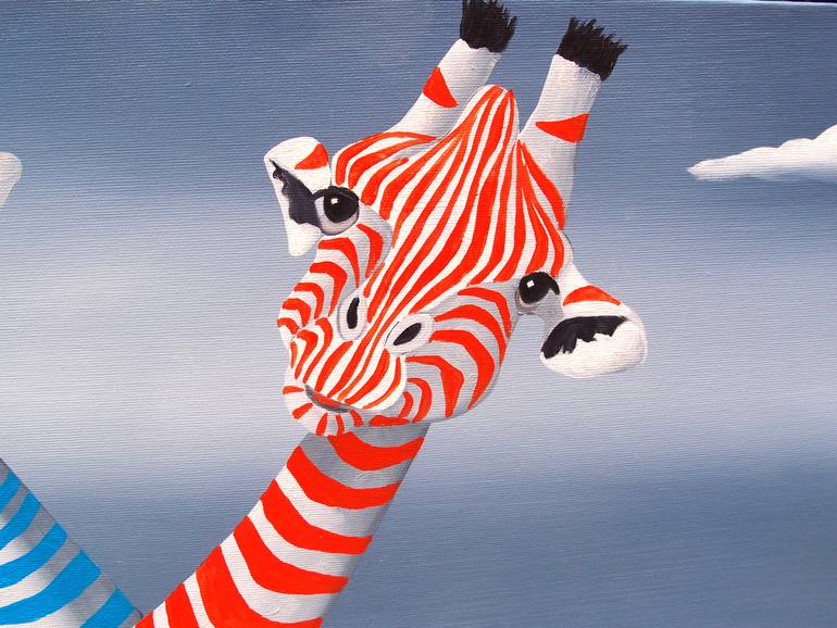 Original Surrealism Animal Painting by Trevisan Carlo