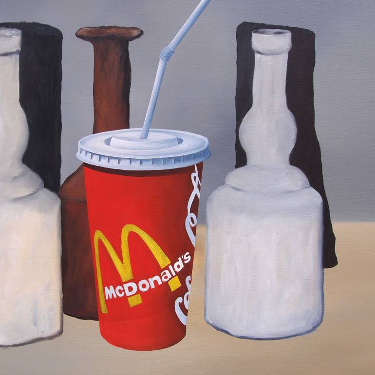 Original Pop Art Still Life Painting by Trevisan Carlo