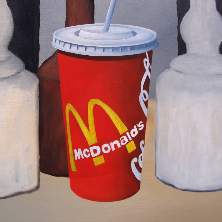 Original Pop Art Still Life Painting by Trevisan Carlo