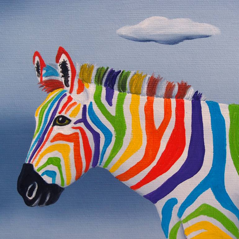 Original Surrealism Animal Painting by Trevisan Carlo