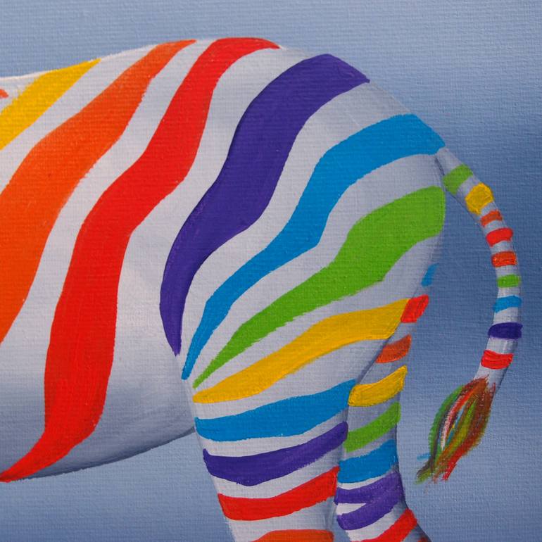 Original Surrealism Animal Painting by Trevisan Carlo