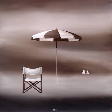 Original Surrealism Beach Paintings by Trevisan Carlo