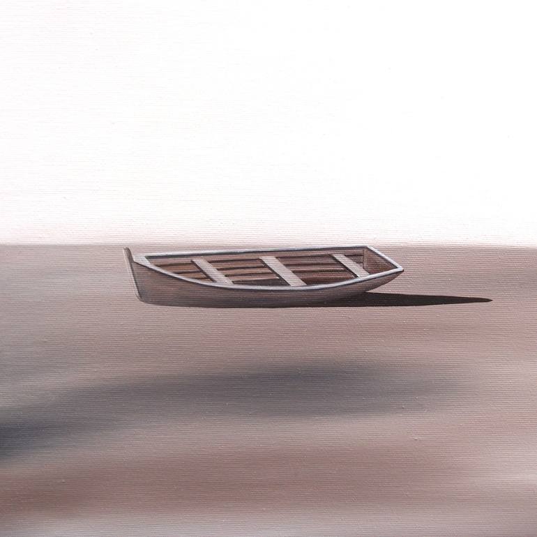 Original Minimalism Boat Painting by Trevisan Carlo