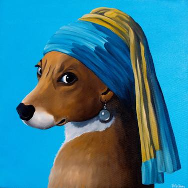 Original Surrealism Animal Painting by Trevisan Carlo