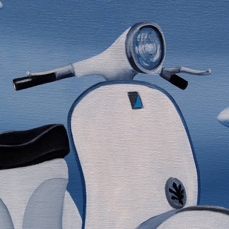 Original Figurative Transportation Painting by Trevisan Carlo