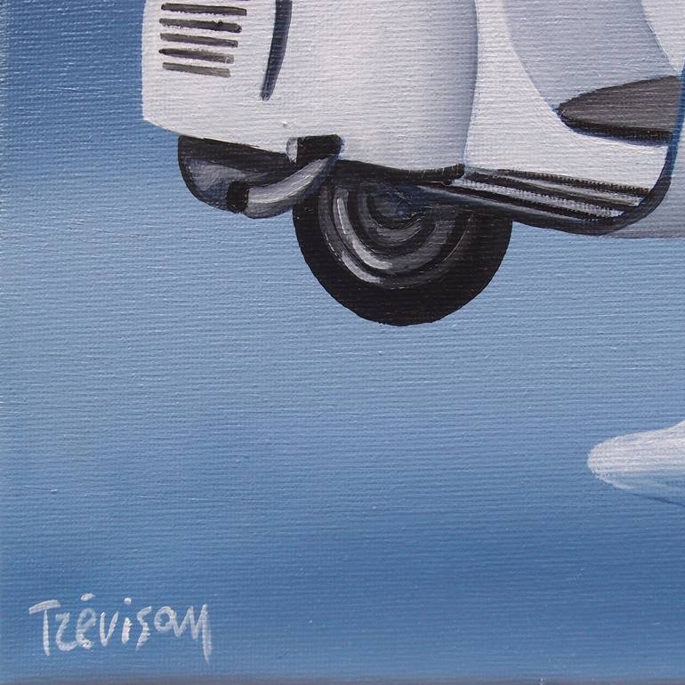Original Figurative Transportation Painting by Trevisan Carlo