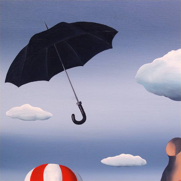 Original Surrealism Nature Painting by Trevisan Carlo