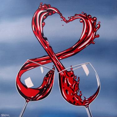 Original Surrealism Food & Drink Paintings by Trevisan Carlo