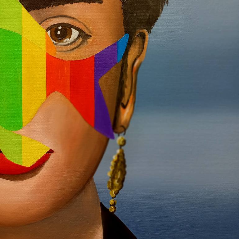 Original Surrealism Women Painting by Trevisan Carlo
