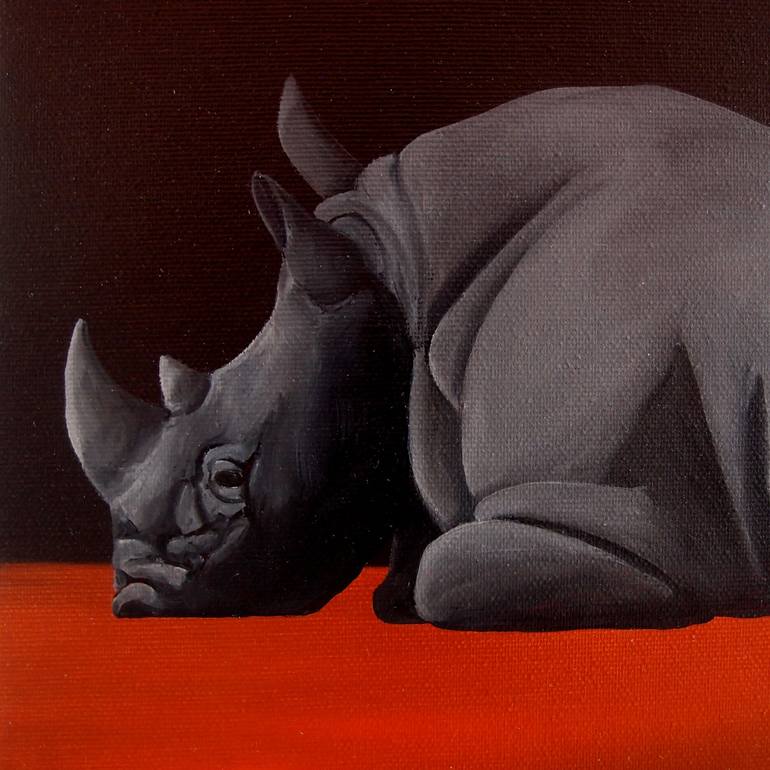 Original Surrealism Animal Painting by Trevisan Carlo