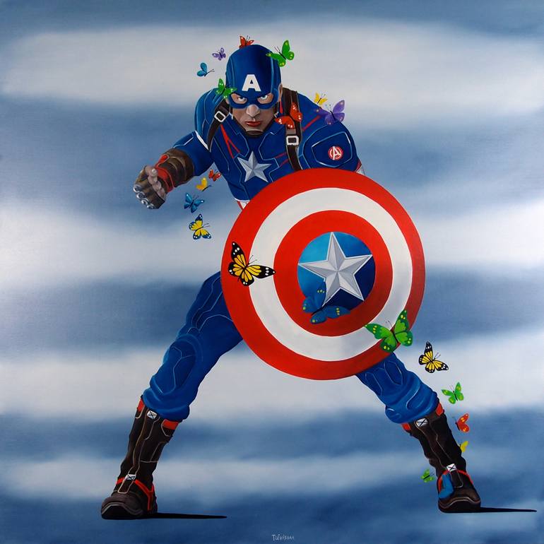 Original Surrealism Comics Paintings by Trevisan Carlo