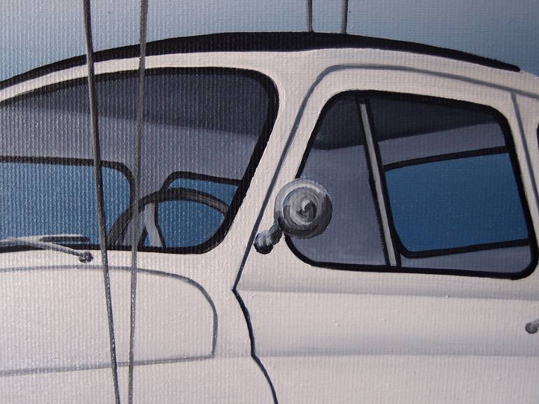 Original Surrealism Car Painting by Trevisan Carlo