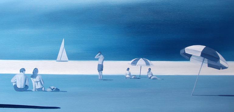 Original Figurative Seascape Painting by Trevisan Carlo