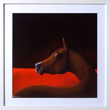 Original Horse Paintings by Trevisan Carlo