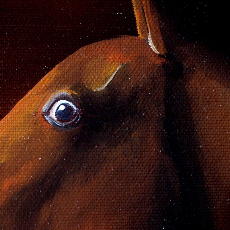 Original Surrealism Horse Painting by Trevisan Carlo