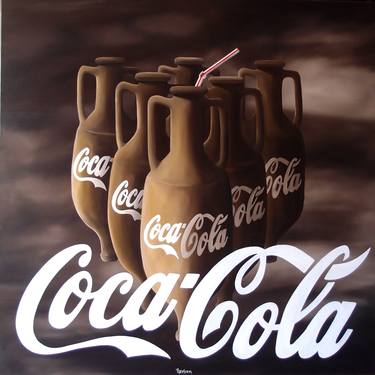Original Pop Art Food & Drink Paintings by Trevisan Carlo