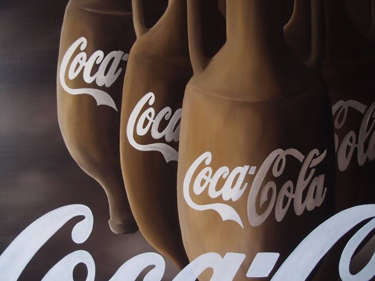 Original Pop Art Food & Drink Painting by Trevisan Carlo